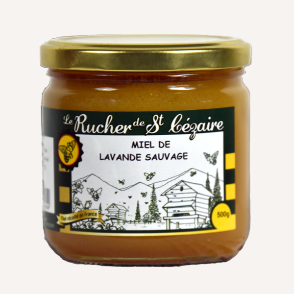 Miel de lavande sauvage des garrigues du Roussillon 350g • Miel Ra