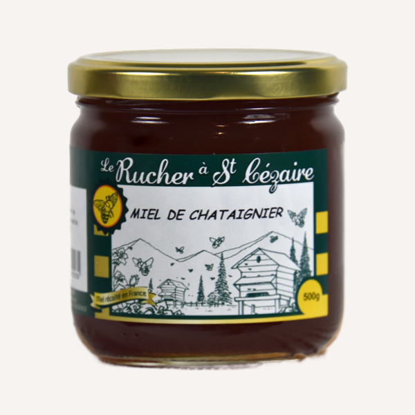 MIEL DE CHÂTAIGNIER 500g - Ruchers des Vosges du Nord